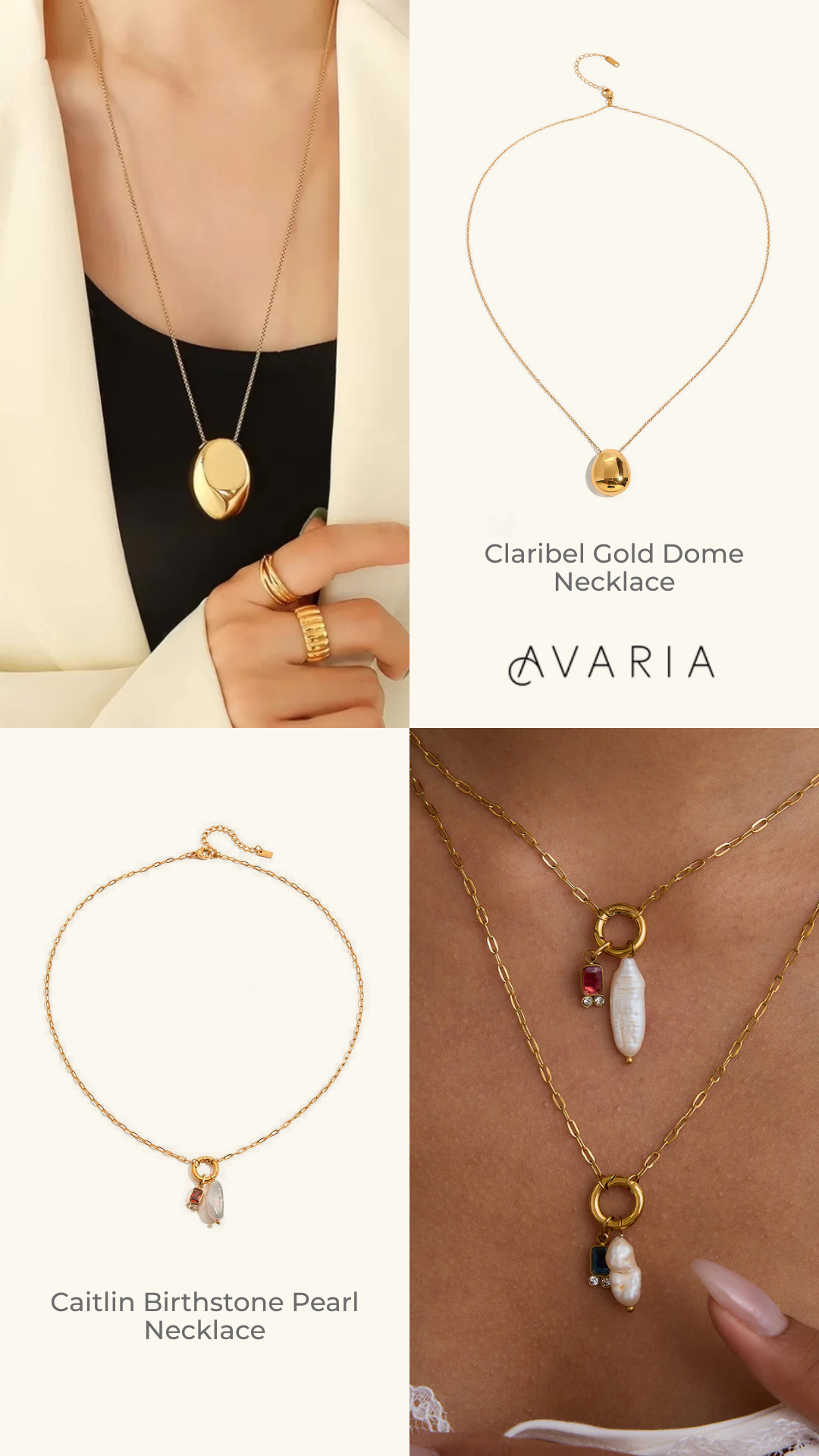 Avaria Jewelry Facebook ad