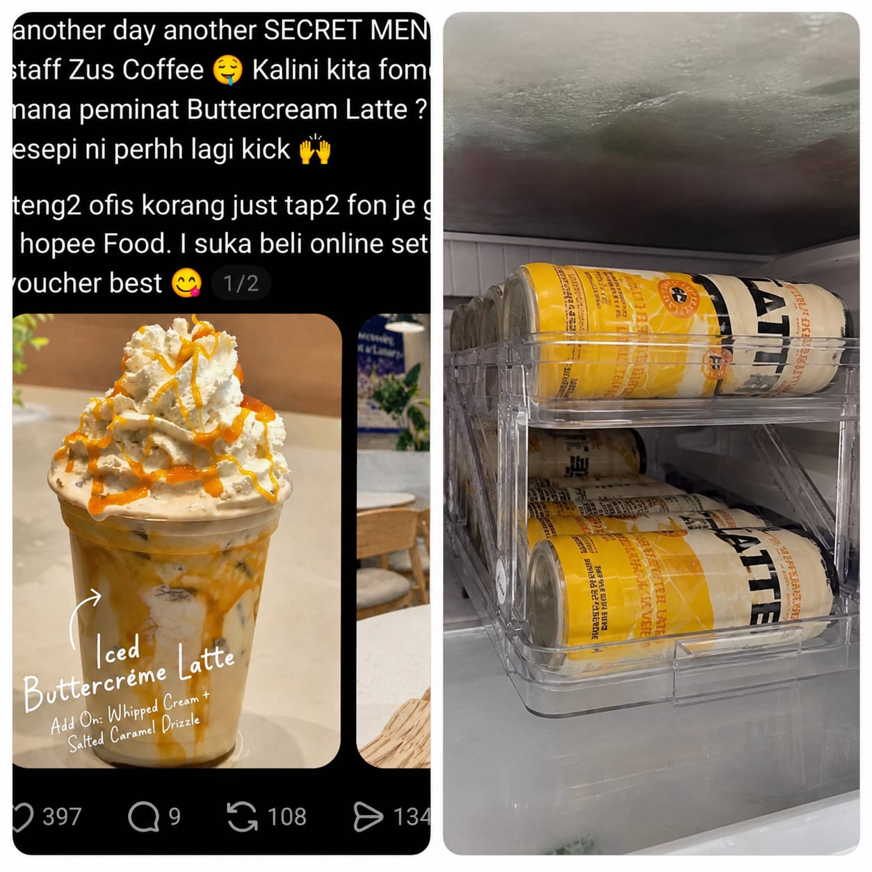 Santai Bershopping Facebook ad: Zus Ready to Drink