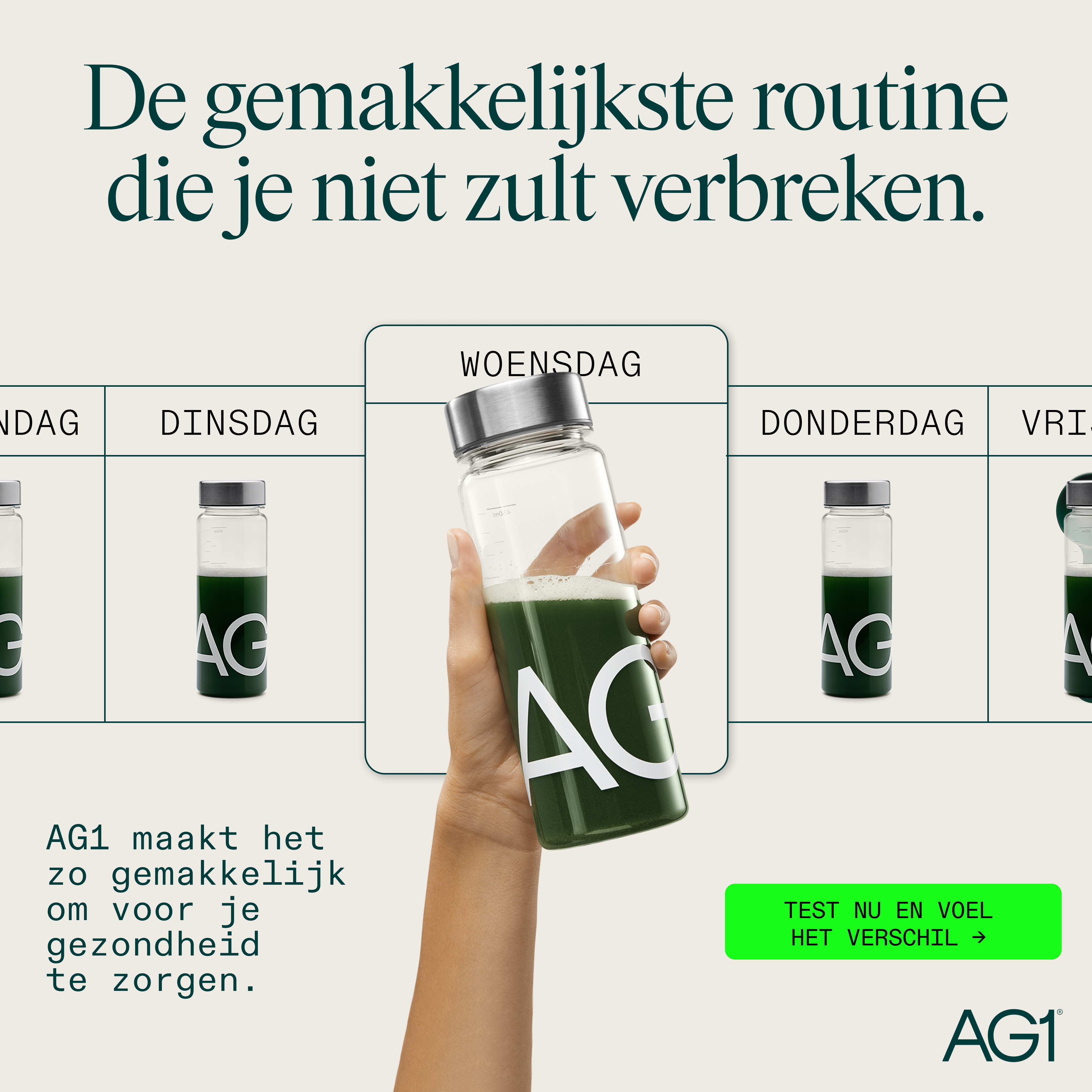 AG1 by Athletic Greens Facebook ad