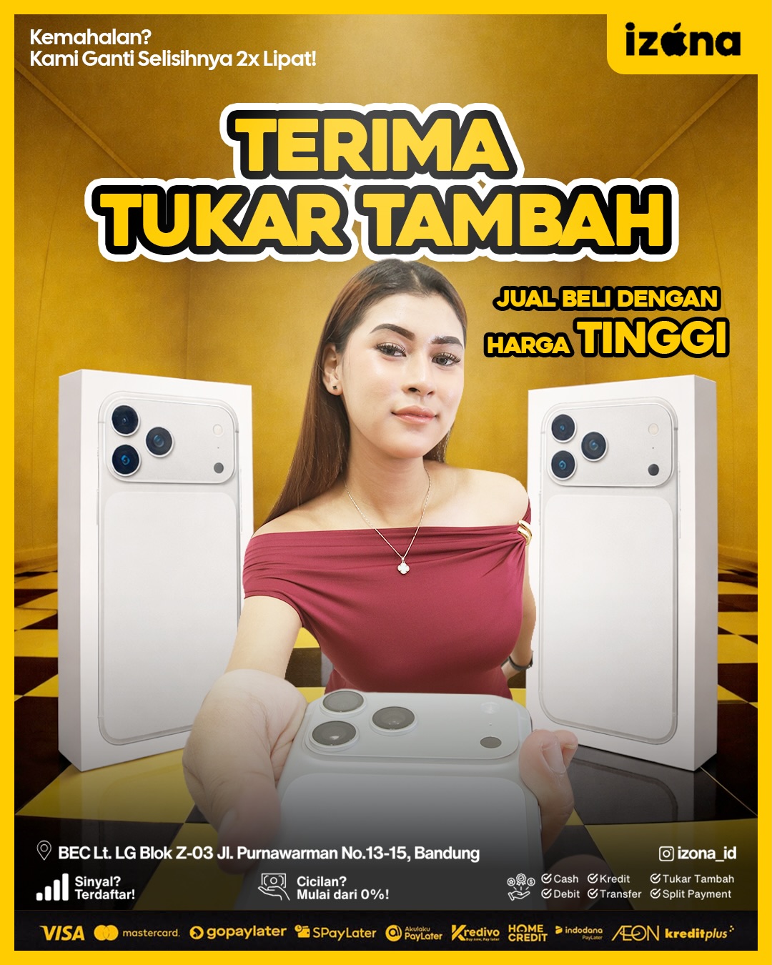IZONA ID Facebook ad: Masih sayang sama HP lama?