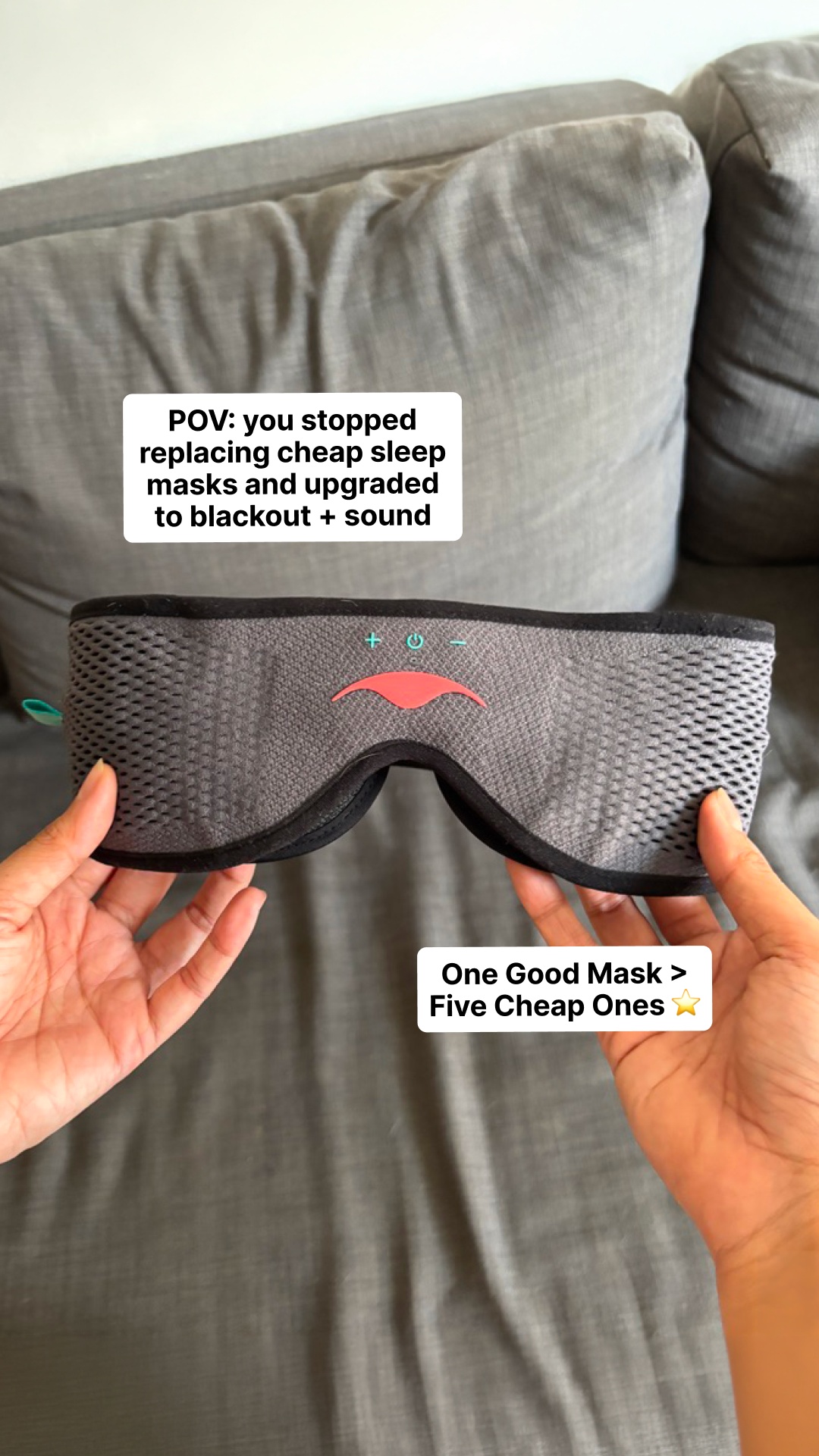 Manta Sleep Facebook ad: The Sleep Mask Worth The Upgrade