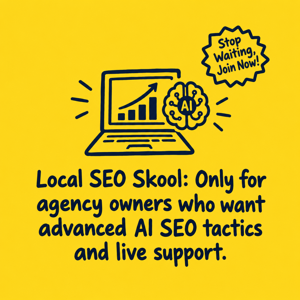 Skool Facebook ad