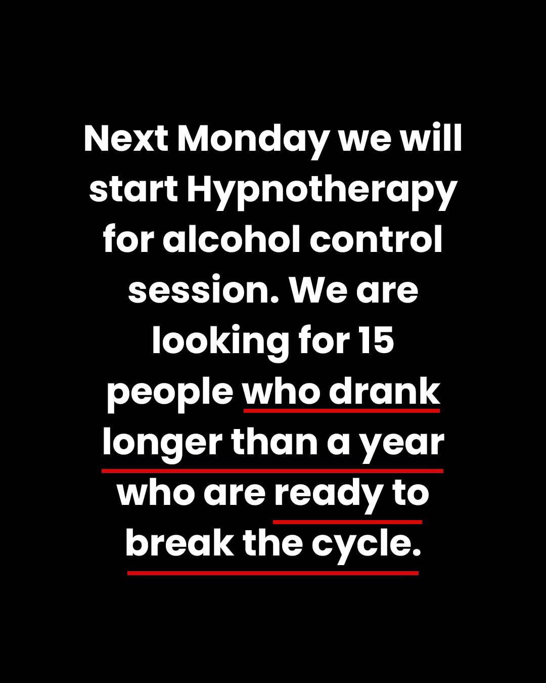 Hypnozio: power of hypnotherapy Facebook ad
