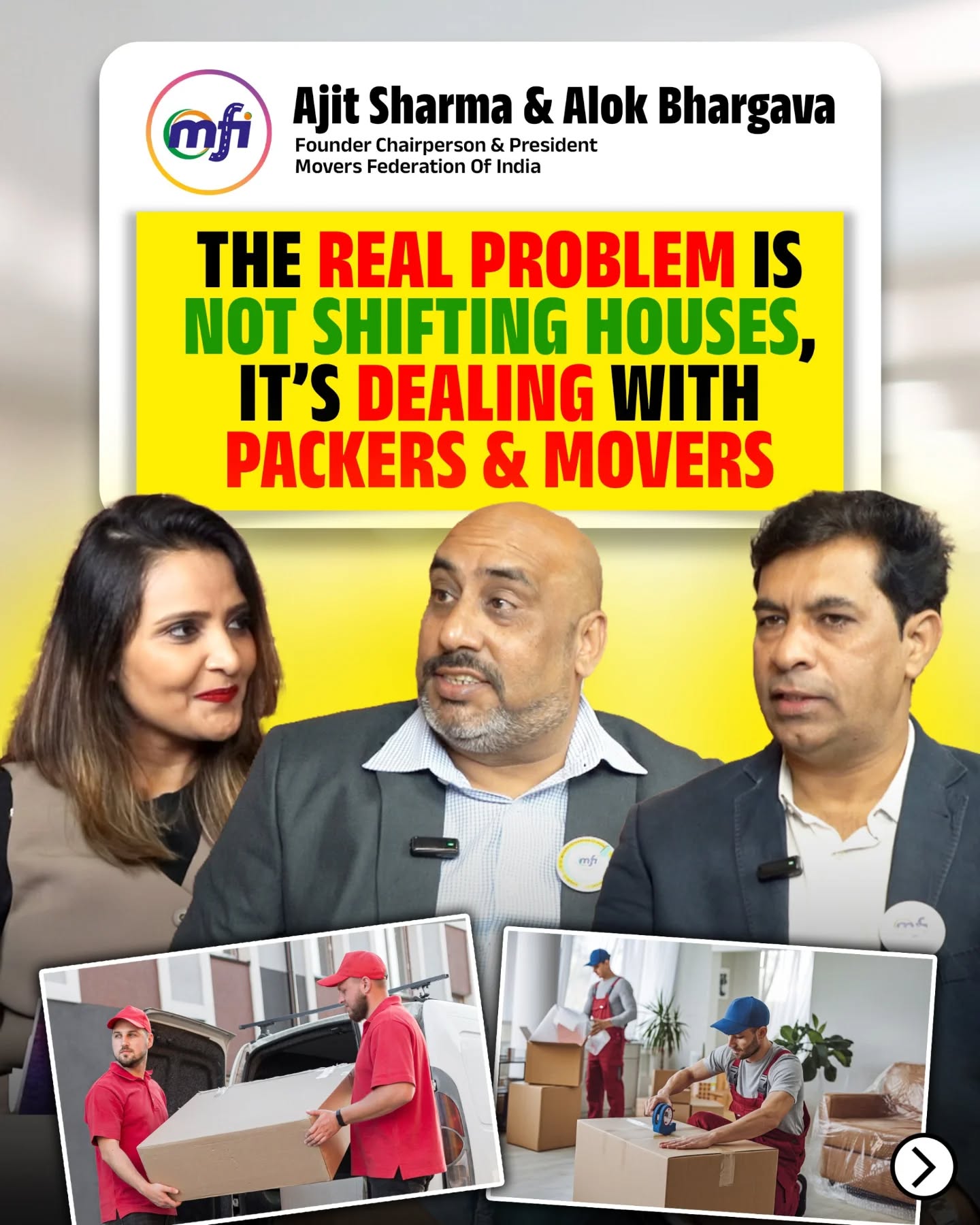 Nirale Pandya Facebook ad: Moving homes is exciting, but dealing with Packers…