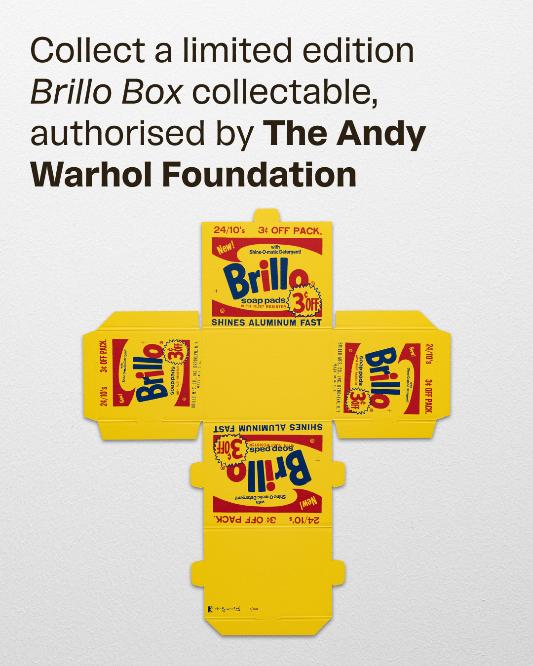 The Andy Warhol Foundation for the Visual Arts Facebook ad