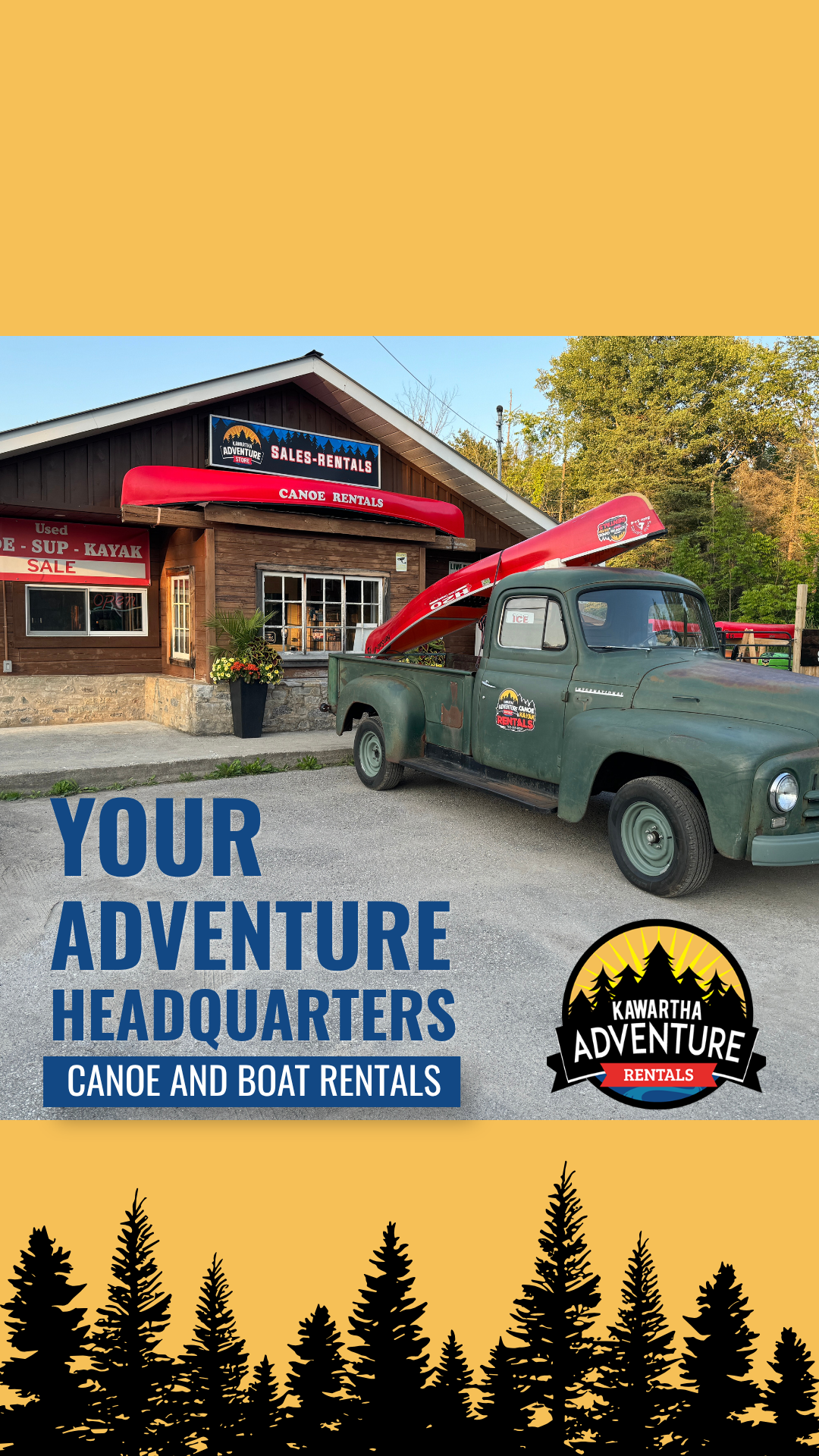 Kawartha Adventure Rentals Facebook ad