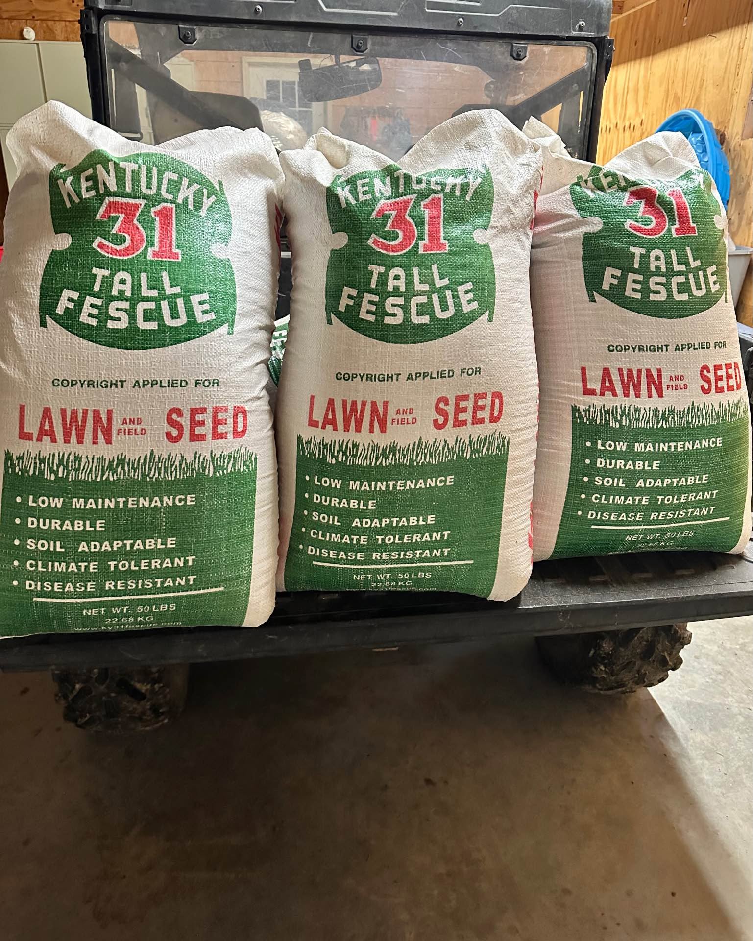 Matt Grellner Facebook ad: Fescue seed