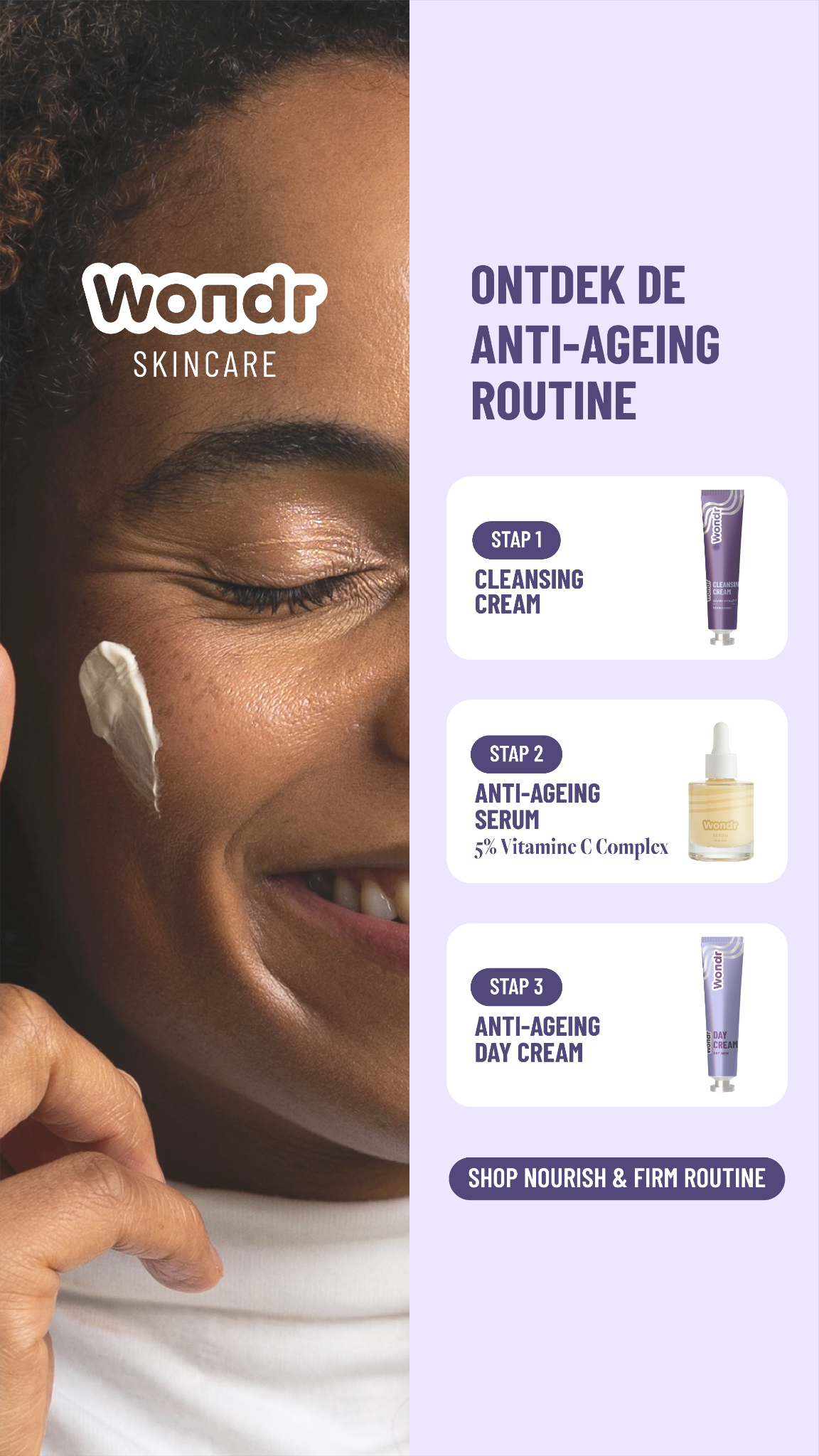 WONDR care Facebook ad