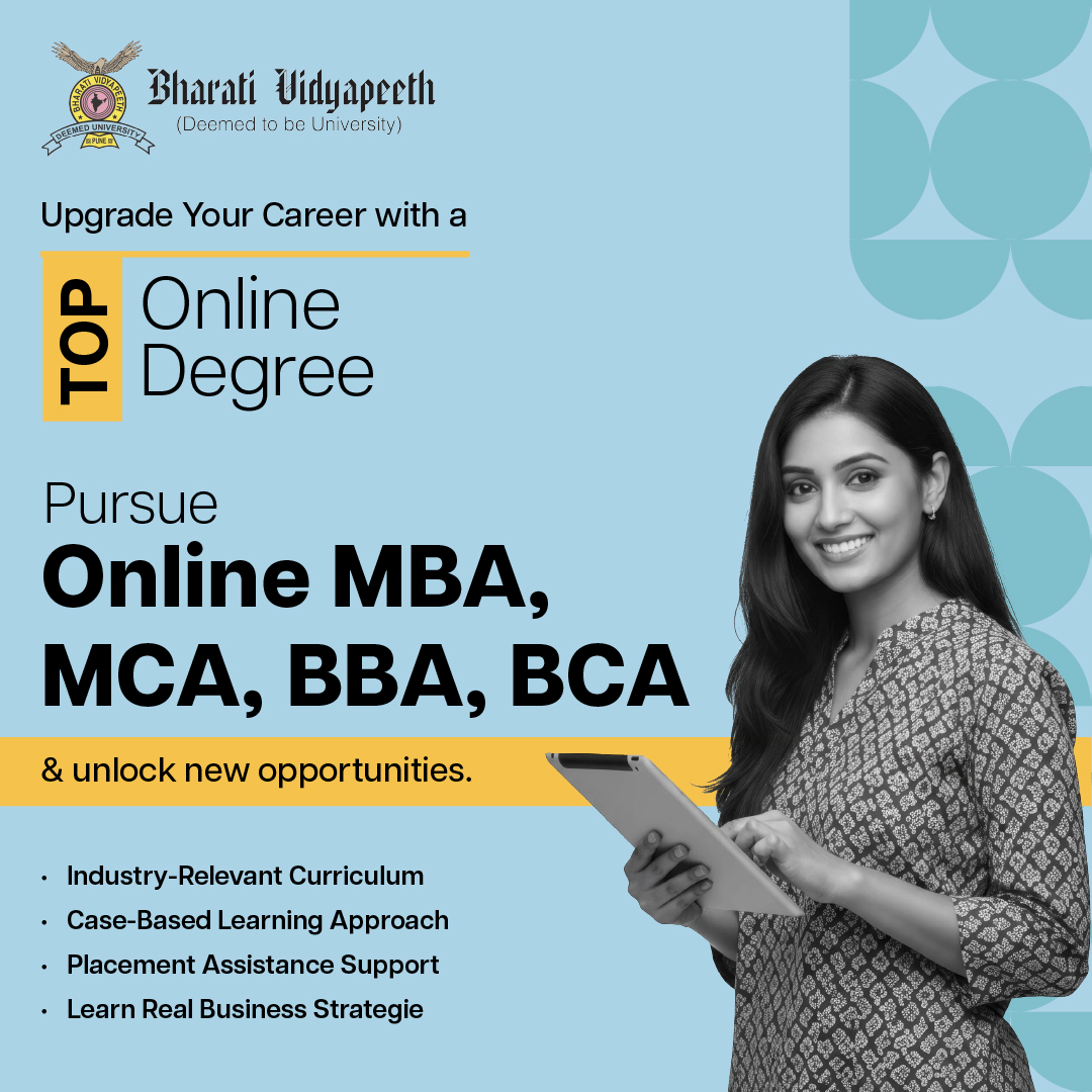 Bharati Vidyapeeth Online Degree Programs  Facebook ad