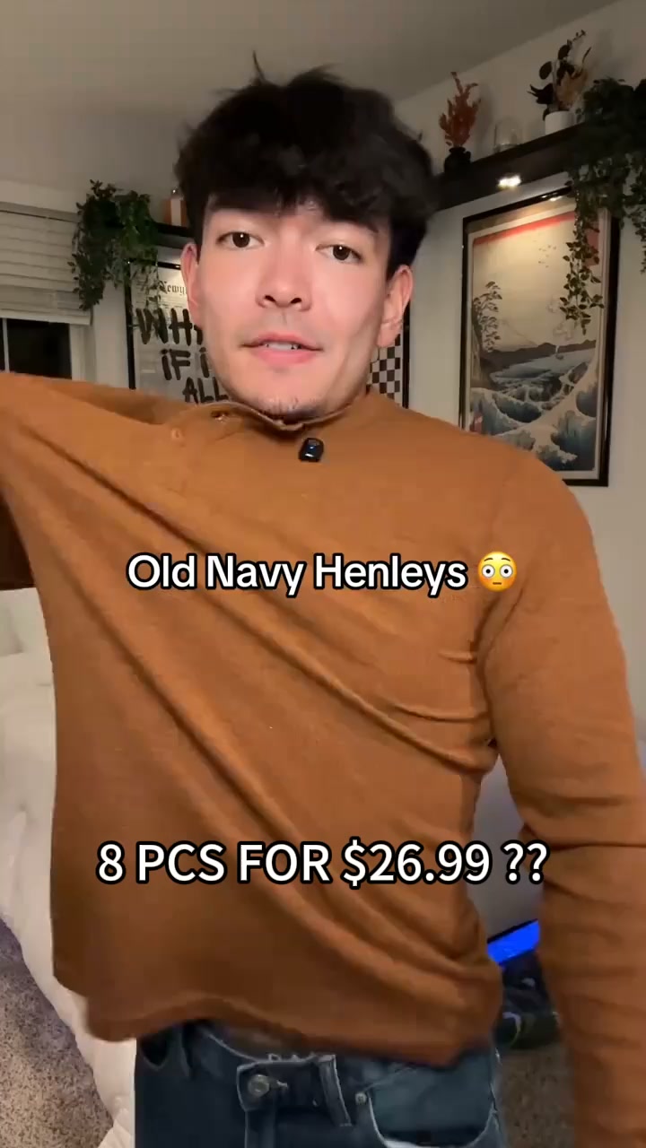 Thitgebla Sordlaclortpro Facebook ad: 8 WAFFLE HENLEYS ONLY $26.99!!