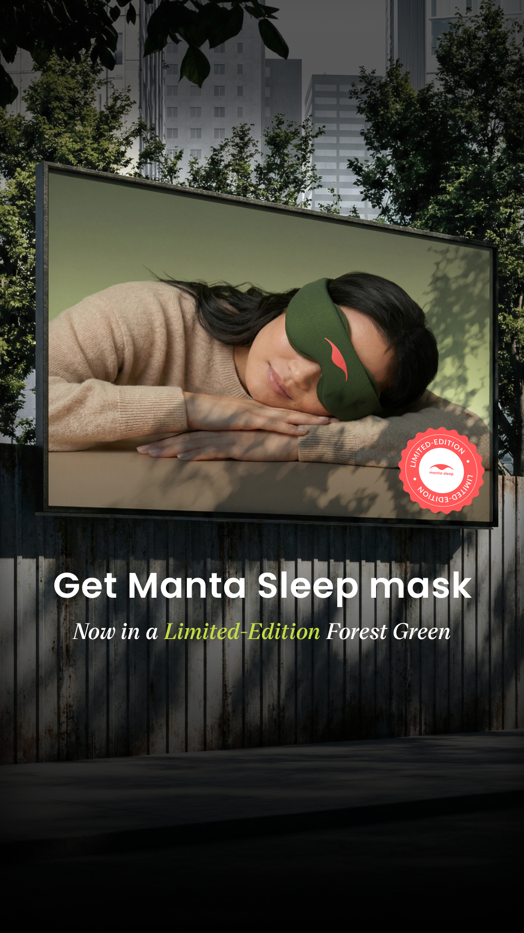 Manta Sleep Facebook ad
