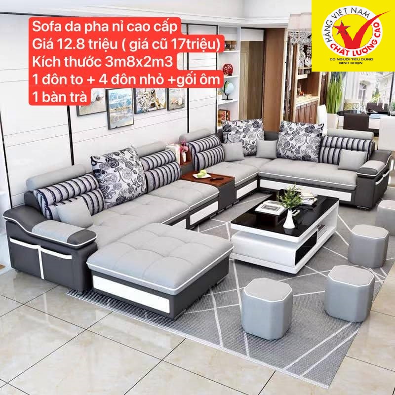 Sofa Tiến Thanh 15 Facebook ad: XẢ KHO THANH LÝ 100 MẪU SOFA