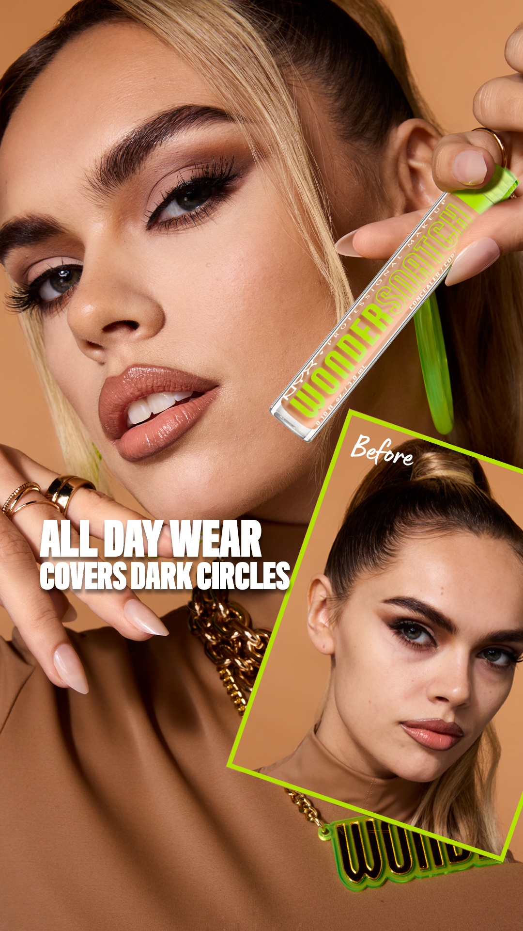 NYX Professional Makeup Facebook ad: Find your snatch!