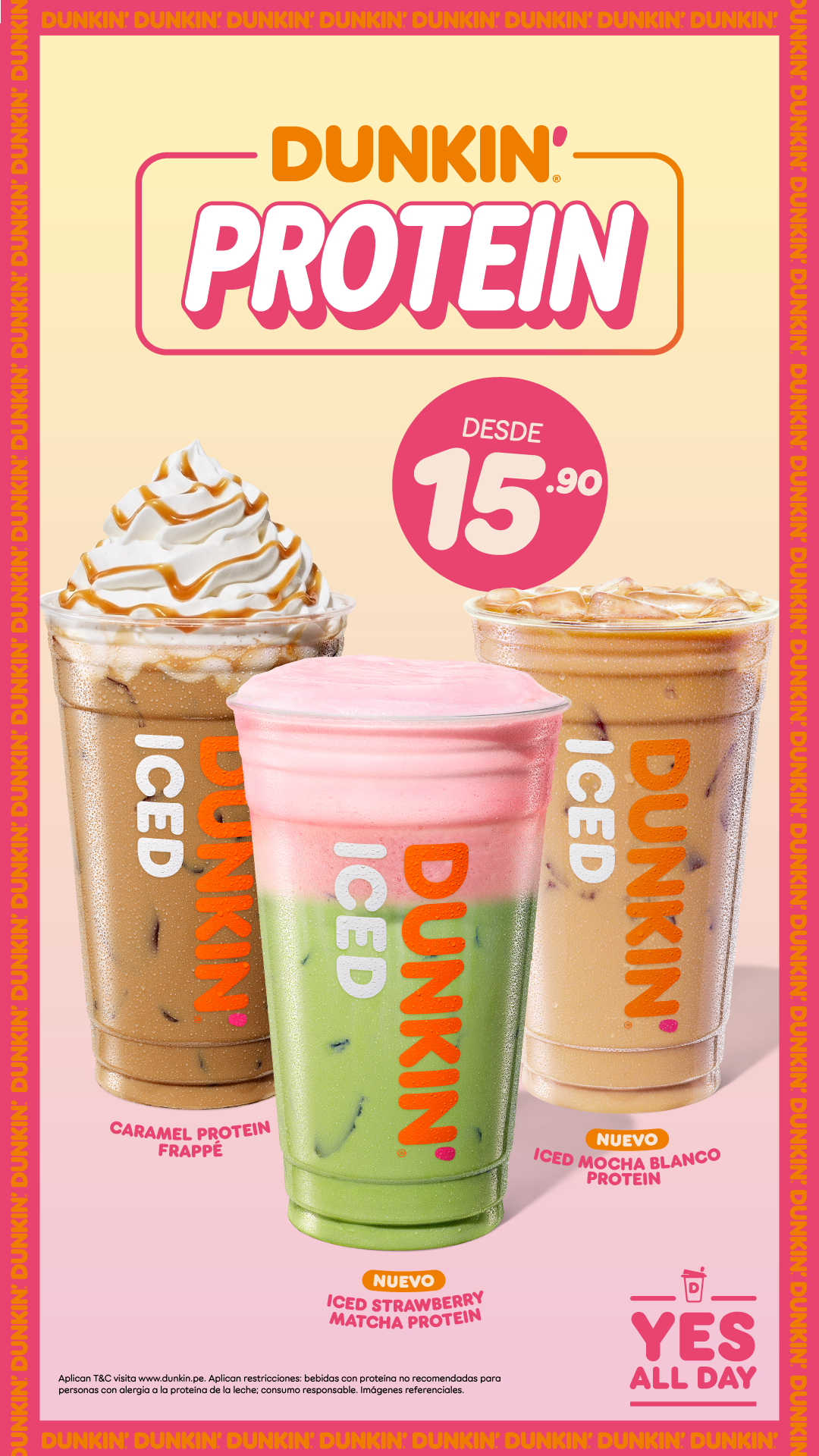 Dunkin' Facebook ad from Jul 14, 2026
