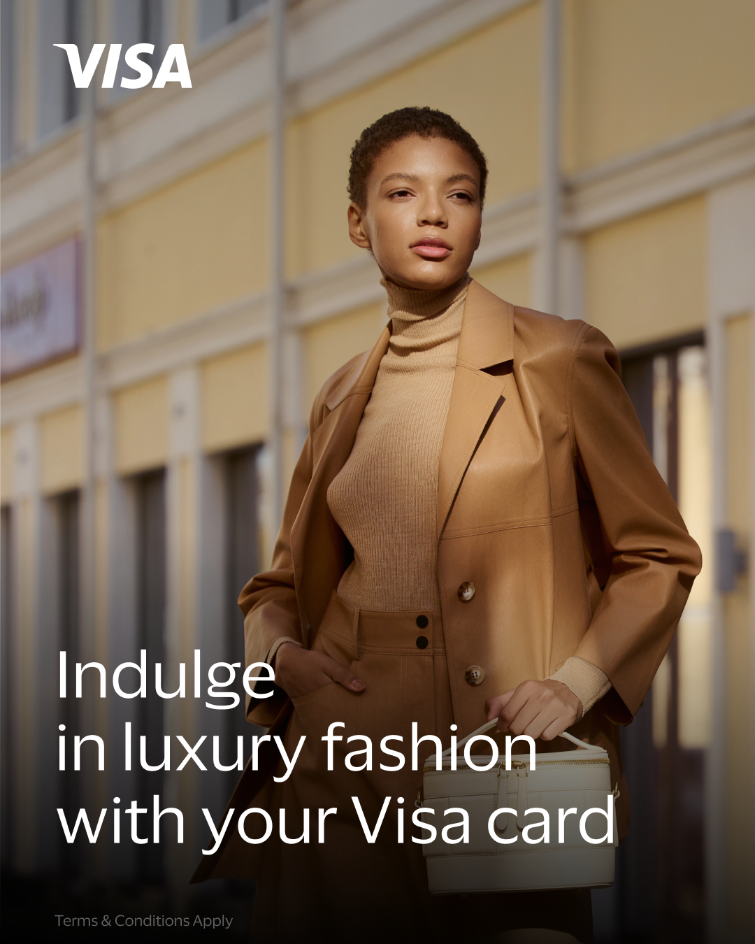 Visa Facebook ad: Refresh your wardrobe with Visa.
