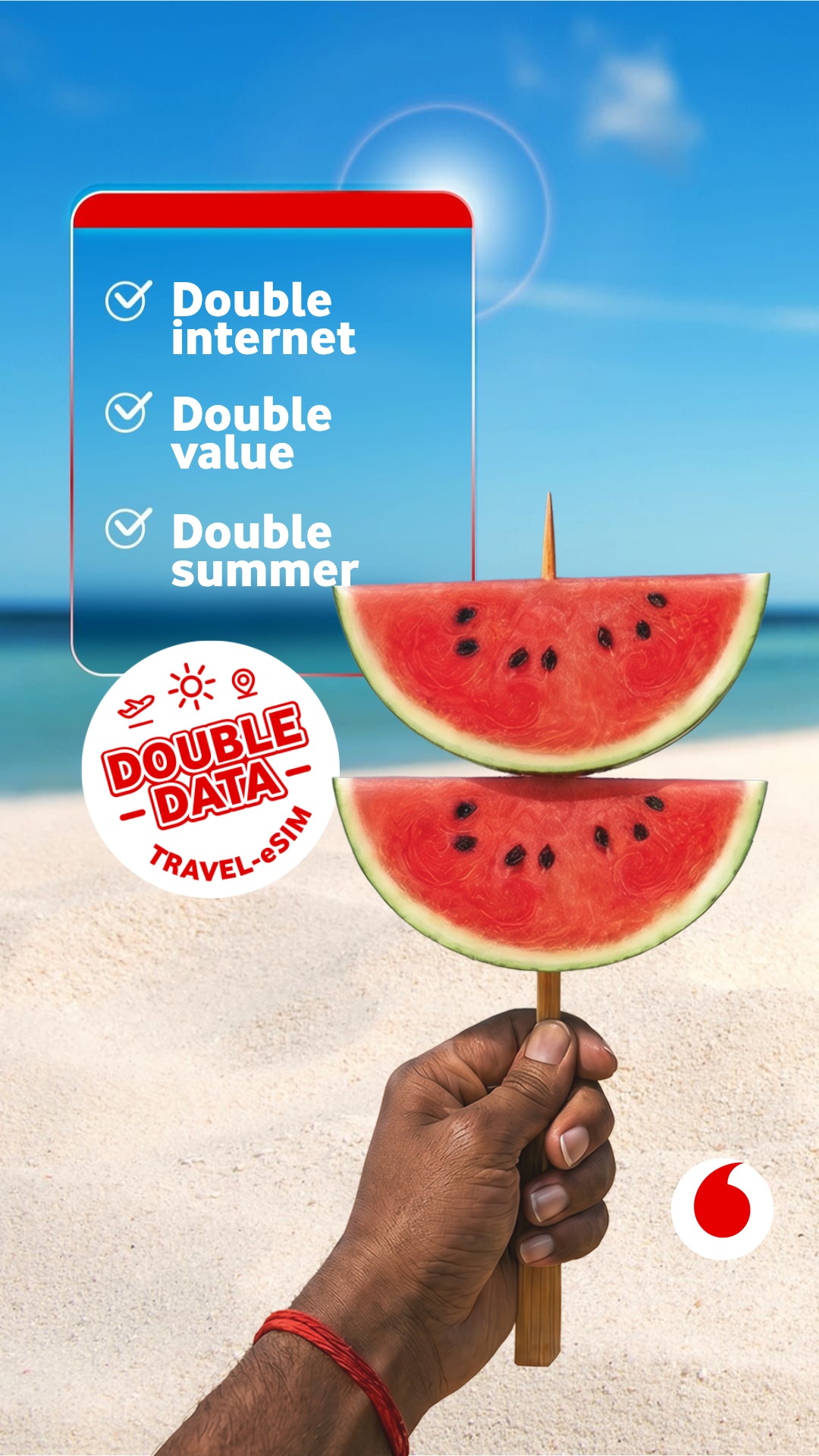Vodafone Travel eSIM Facebook ad