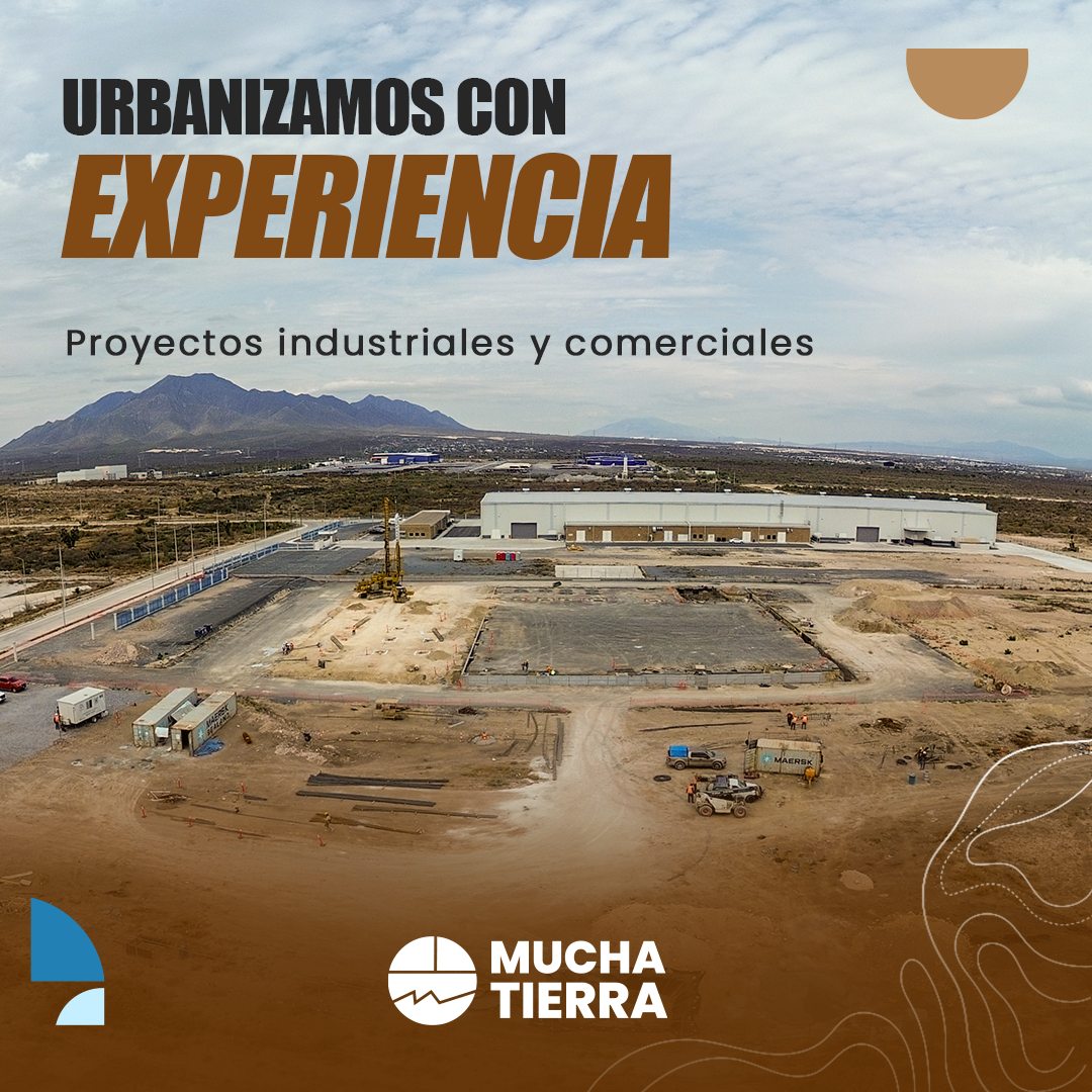 Mucha Tierra Facebook ad: ¿Buscas una urbanizadora con experiencia que pueda revisar…