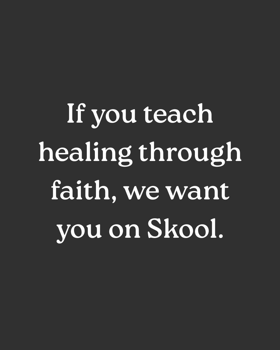 Skool Facebook ad