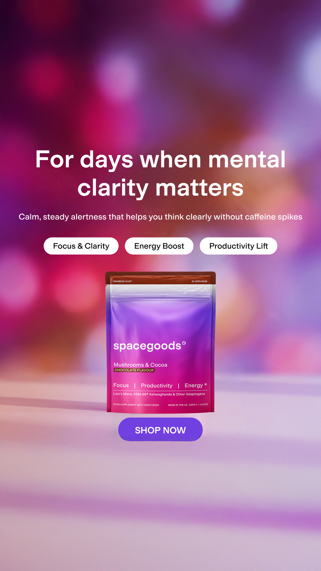 Spacegoods Facebook ad