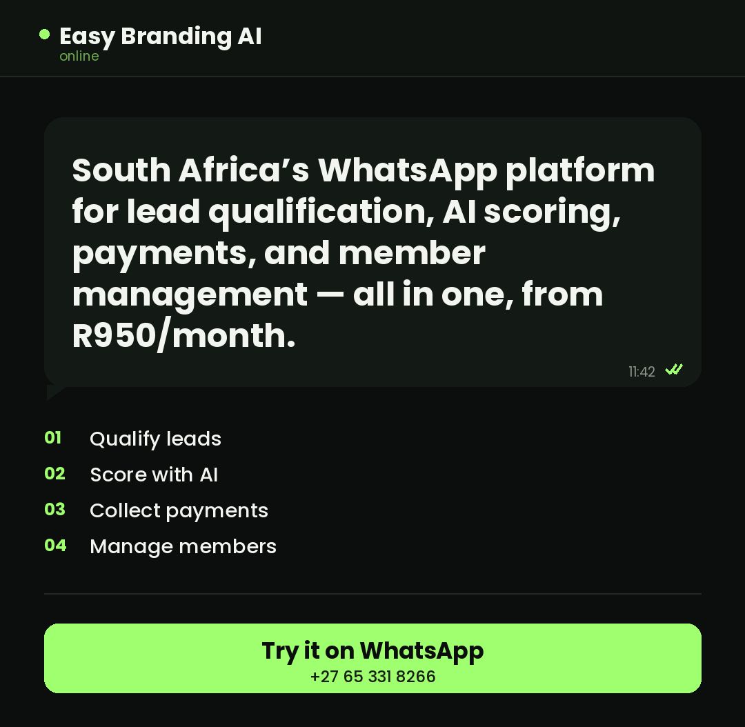 EasyBranding AI Facebook ad