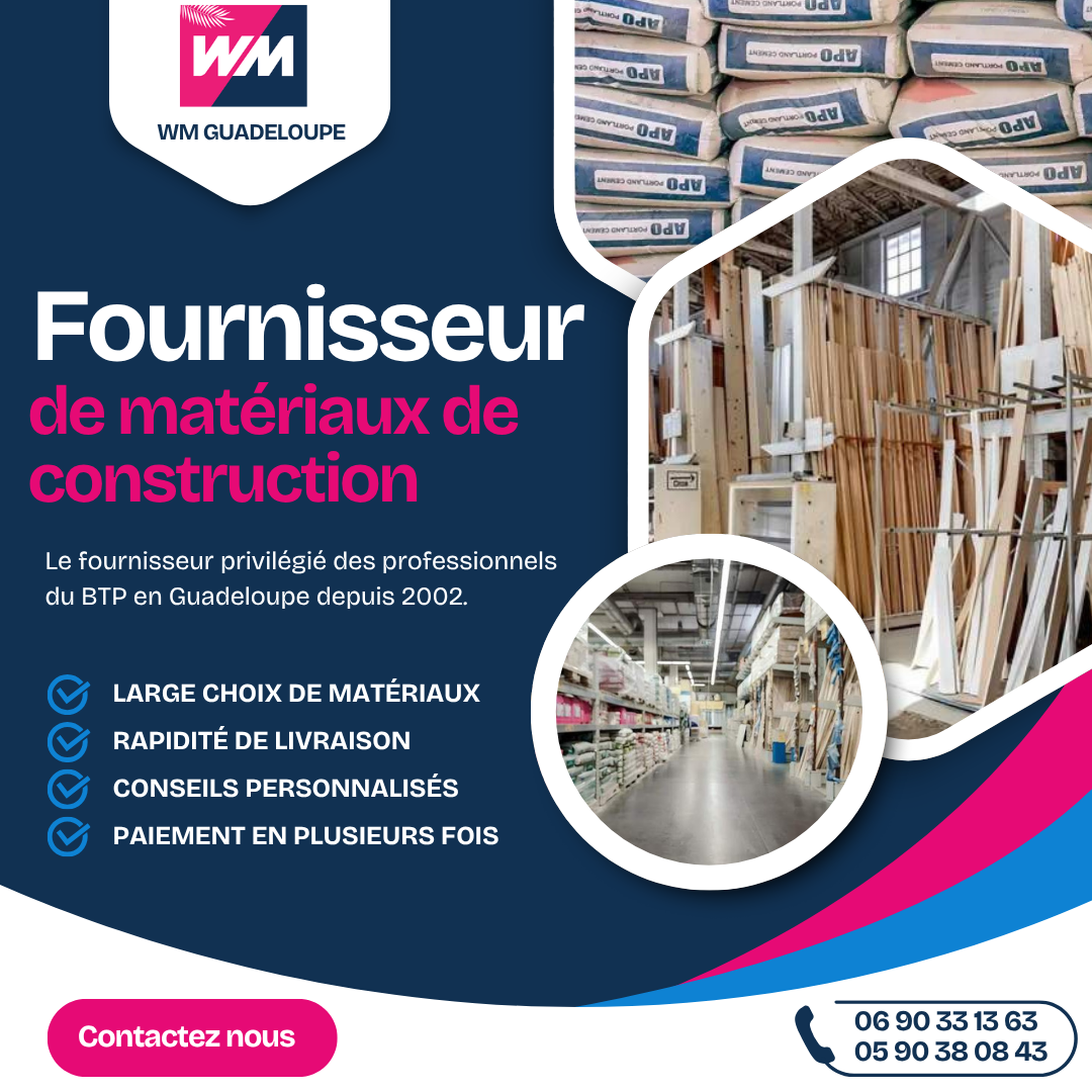 WM Guadeloupe Facebook ad: Rénovez avec confiance grâce à WMG SAS!