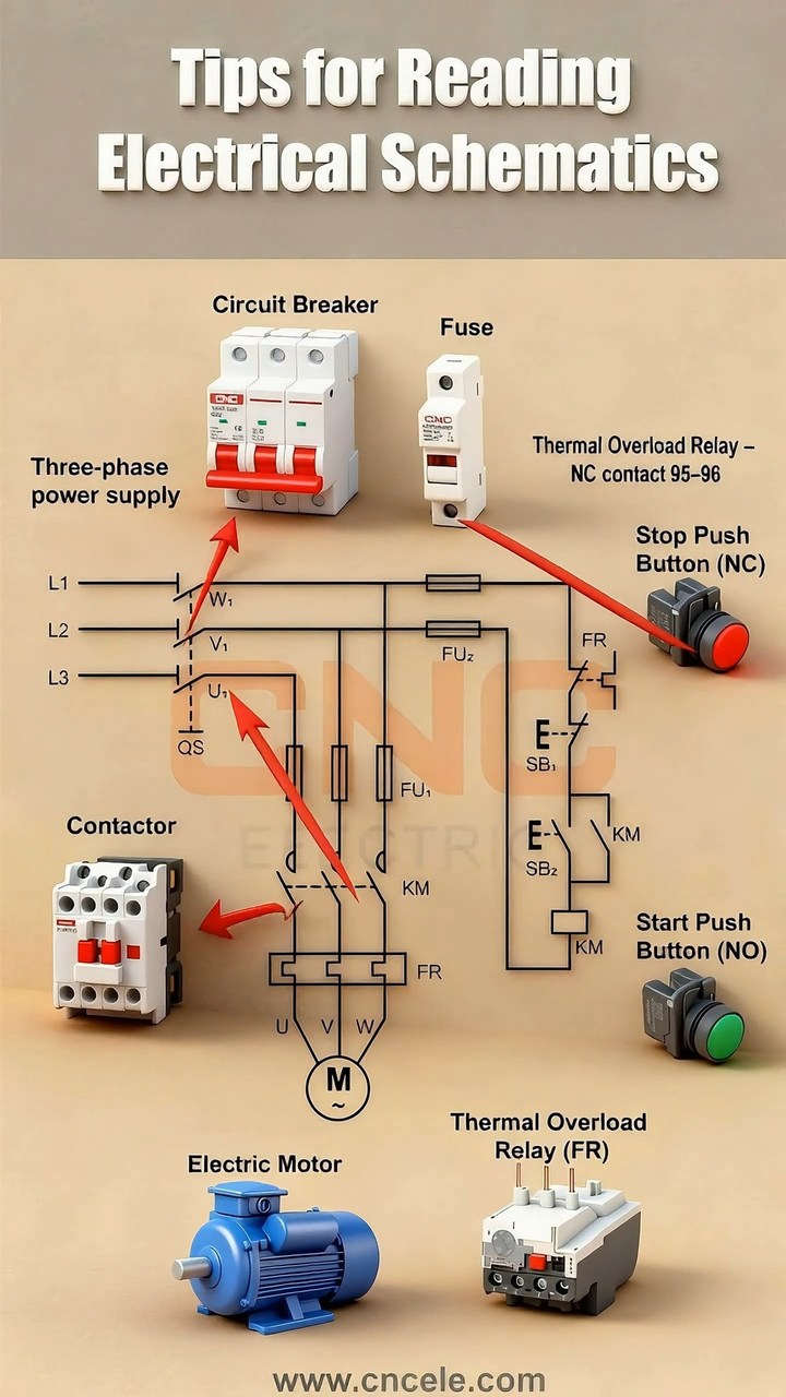CNC Electric Facebook ad: Learn how to read electrical & industrial control…