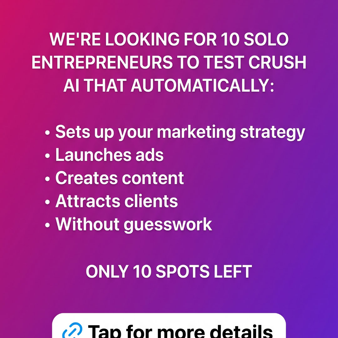 trycrush.ai Facebook ad