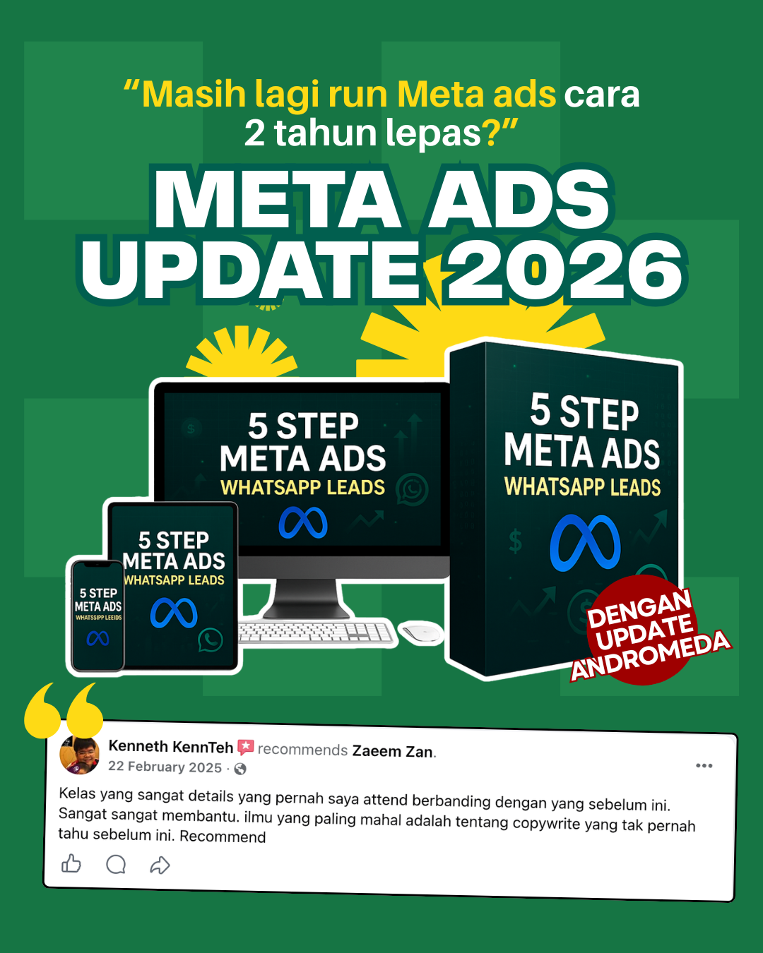 Zaeem Zan Facebook ad