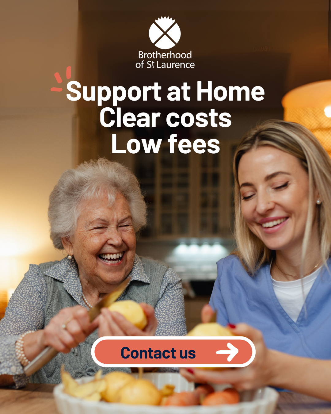 Brotherhood of St Laurence Aged Care Facebook ad from May 12, 2026