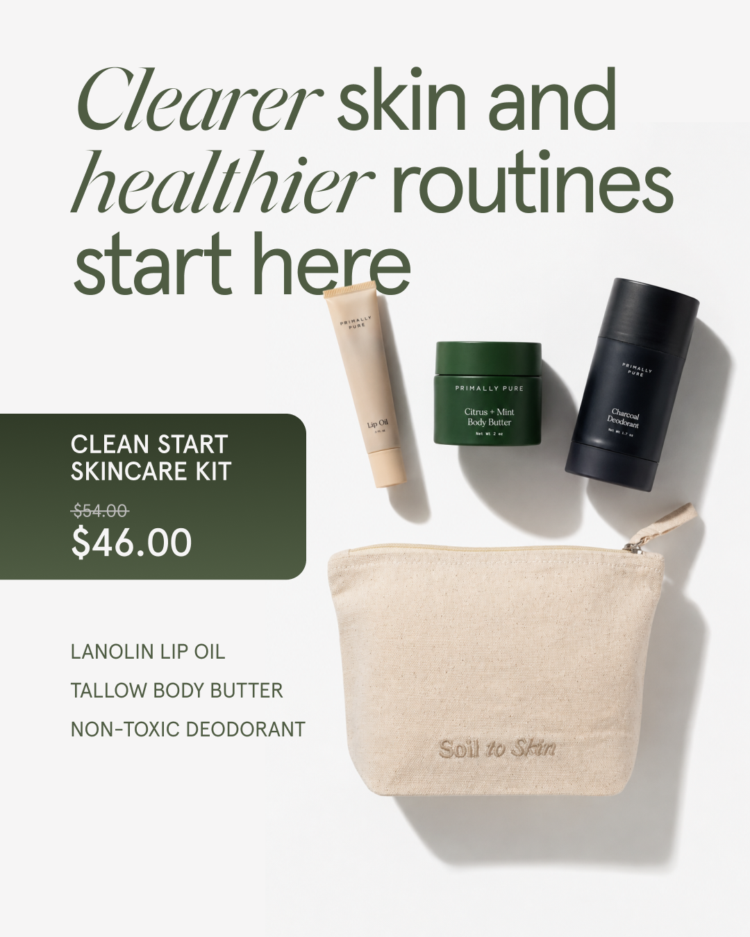 Primally Pure Skincare Facebook ad