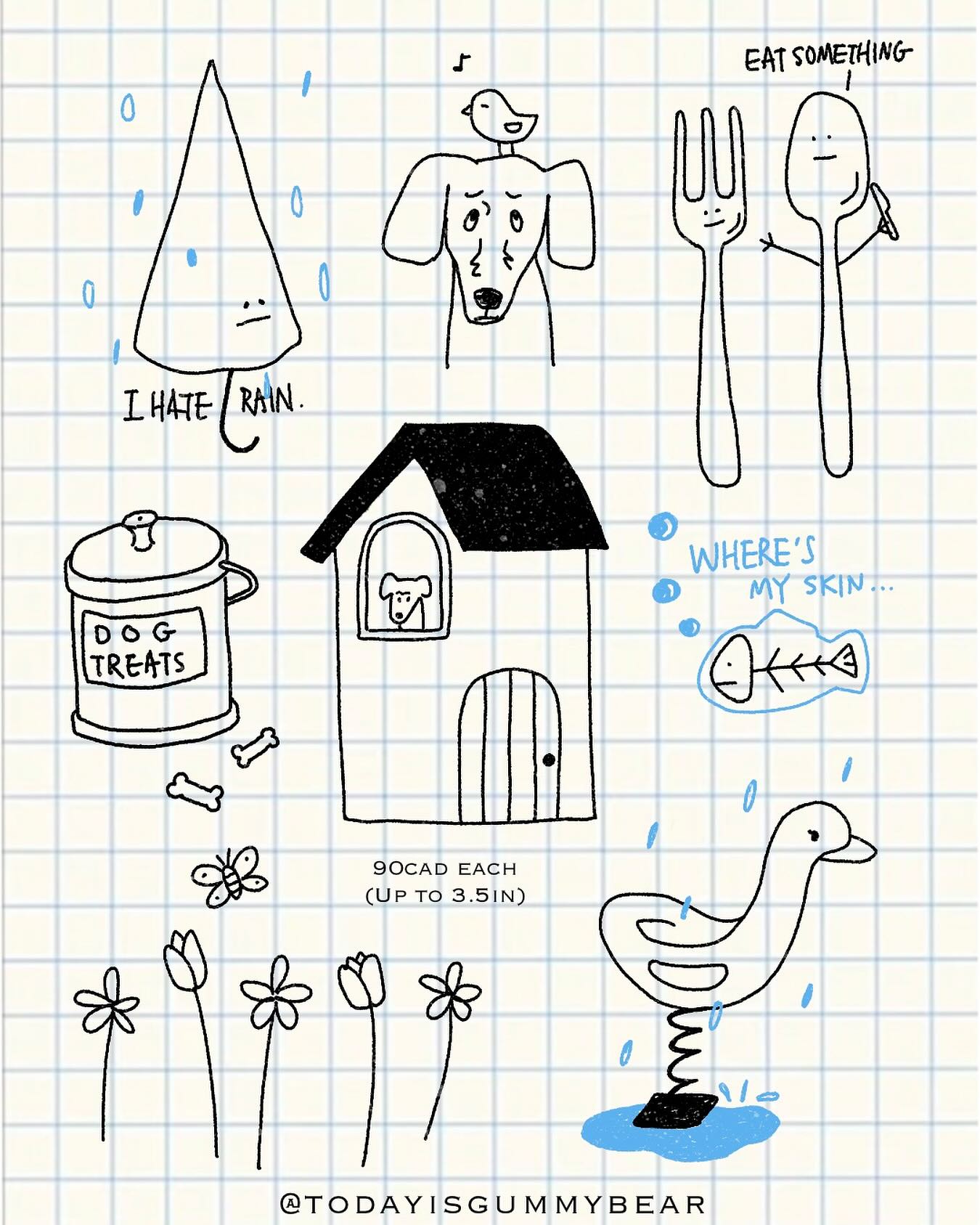 todayisgummybear Facebook ad: Contains 30% dog and other fun stuff!