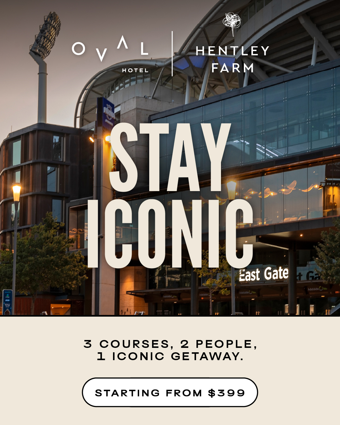 Oval Hotel Facebook ad