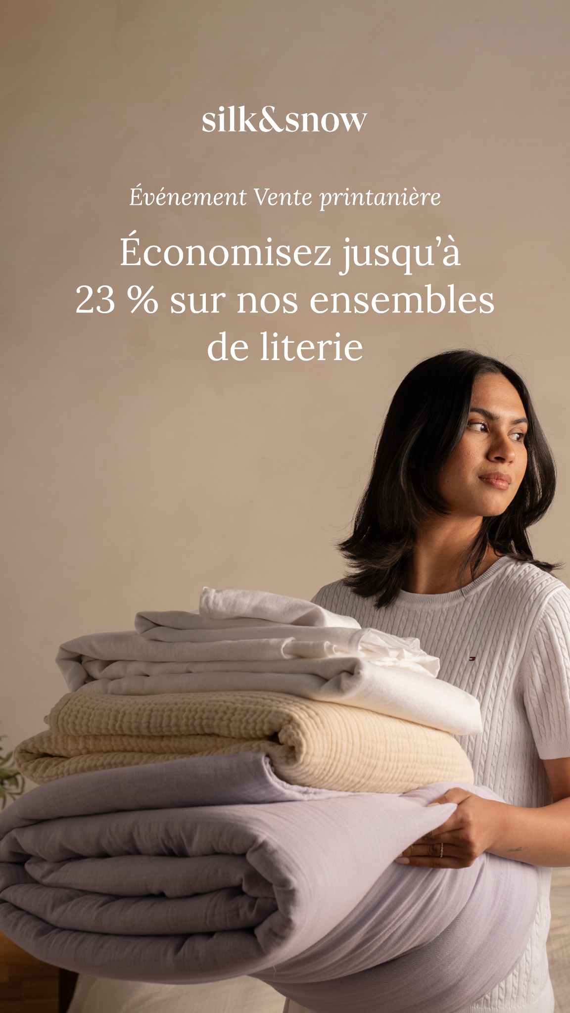 Maison Silk & Snow Facebook ad