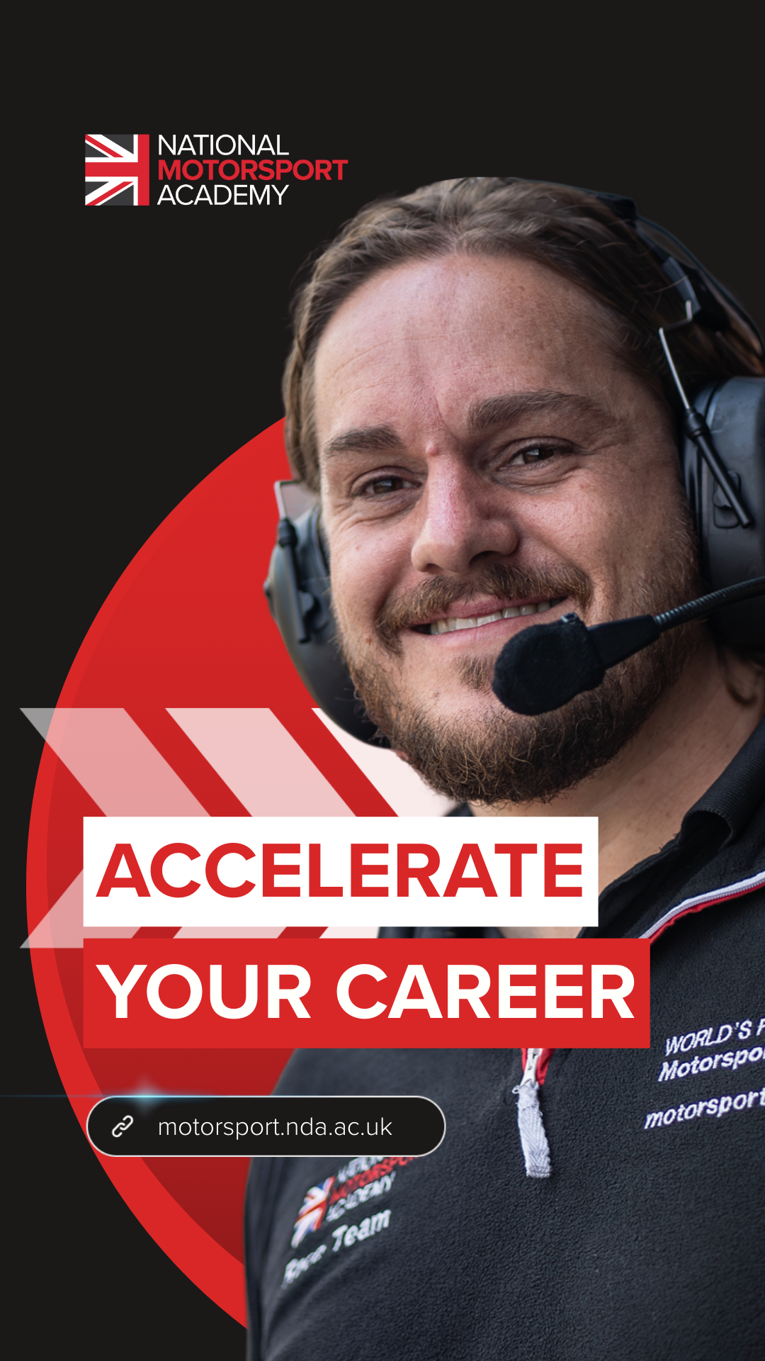 National Motorsport Academy Facebook ad