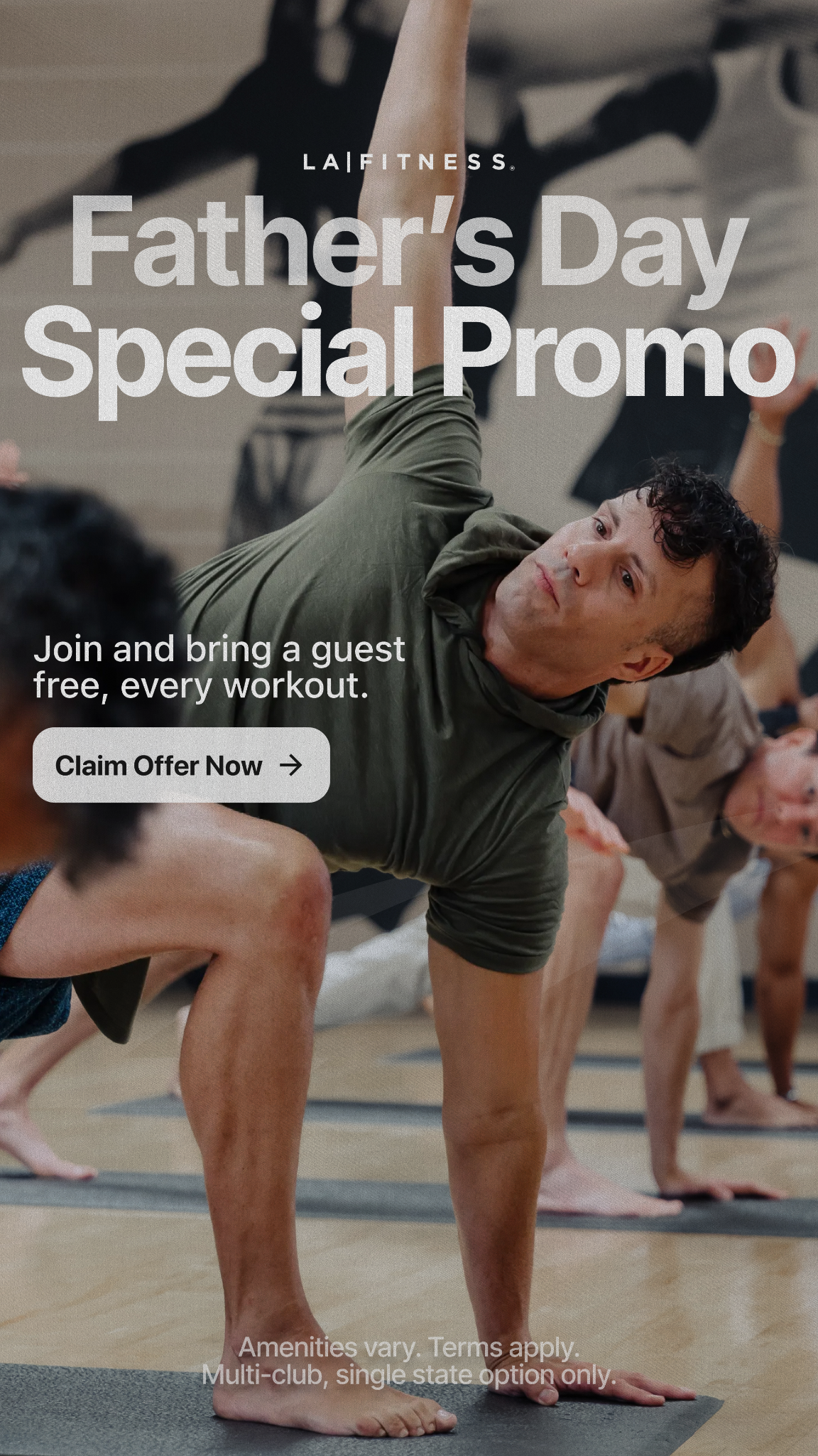 LA Fitness Facebook ad