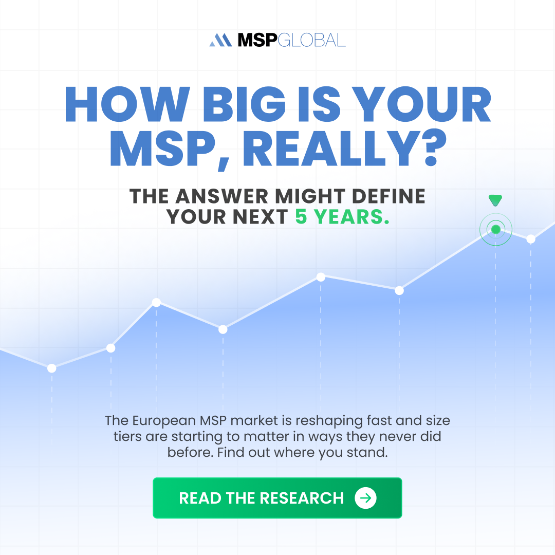 MSPglobal Facebook ad: Size is starting to matter for European MSPs in ways it…