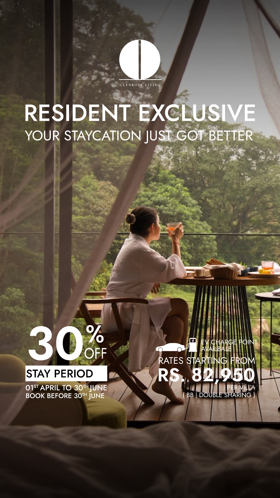 Glenross Living Kalutara Facebook ad from May 7, 2026