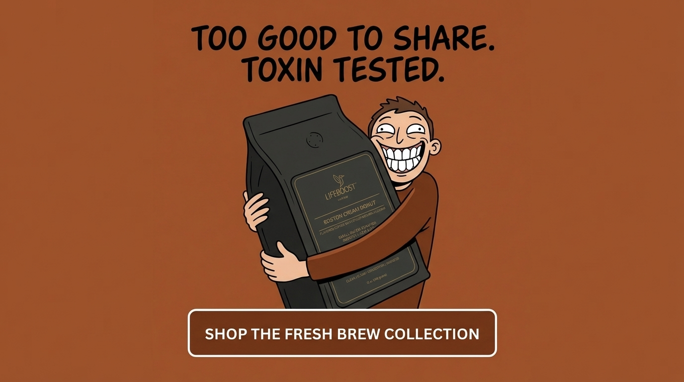 Lifeboost Coffee Facebook ad