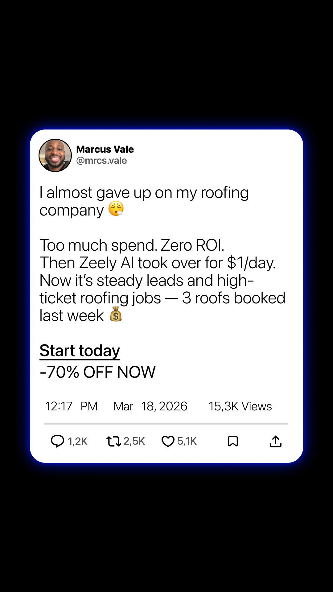Zeely Facebook ad