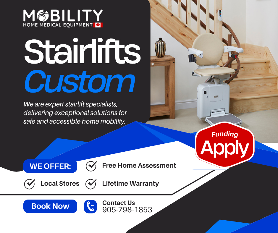 Mobility Specialties Inc Facebook ad: Struggling with stairs?