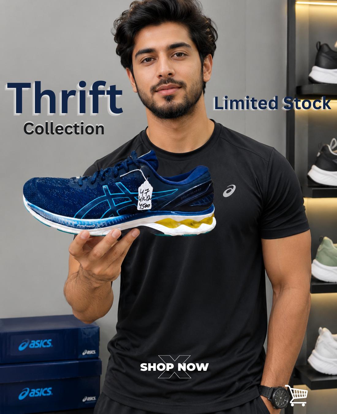 Air Spot Facebook ad: Premium Quality Preloved Shoes (40% - 50% OFF)