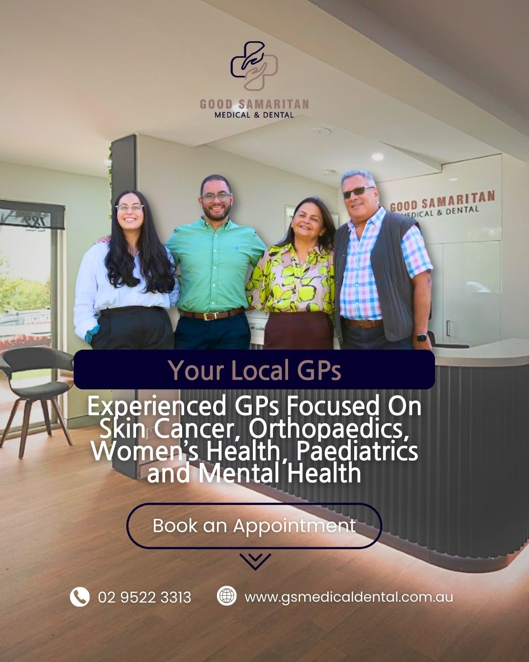 Good Samaritan Medical and Dental Facebook ad: Your Trusted Local GPs in Sylvania
