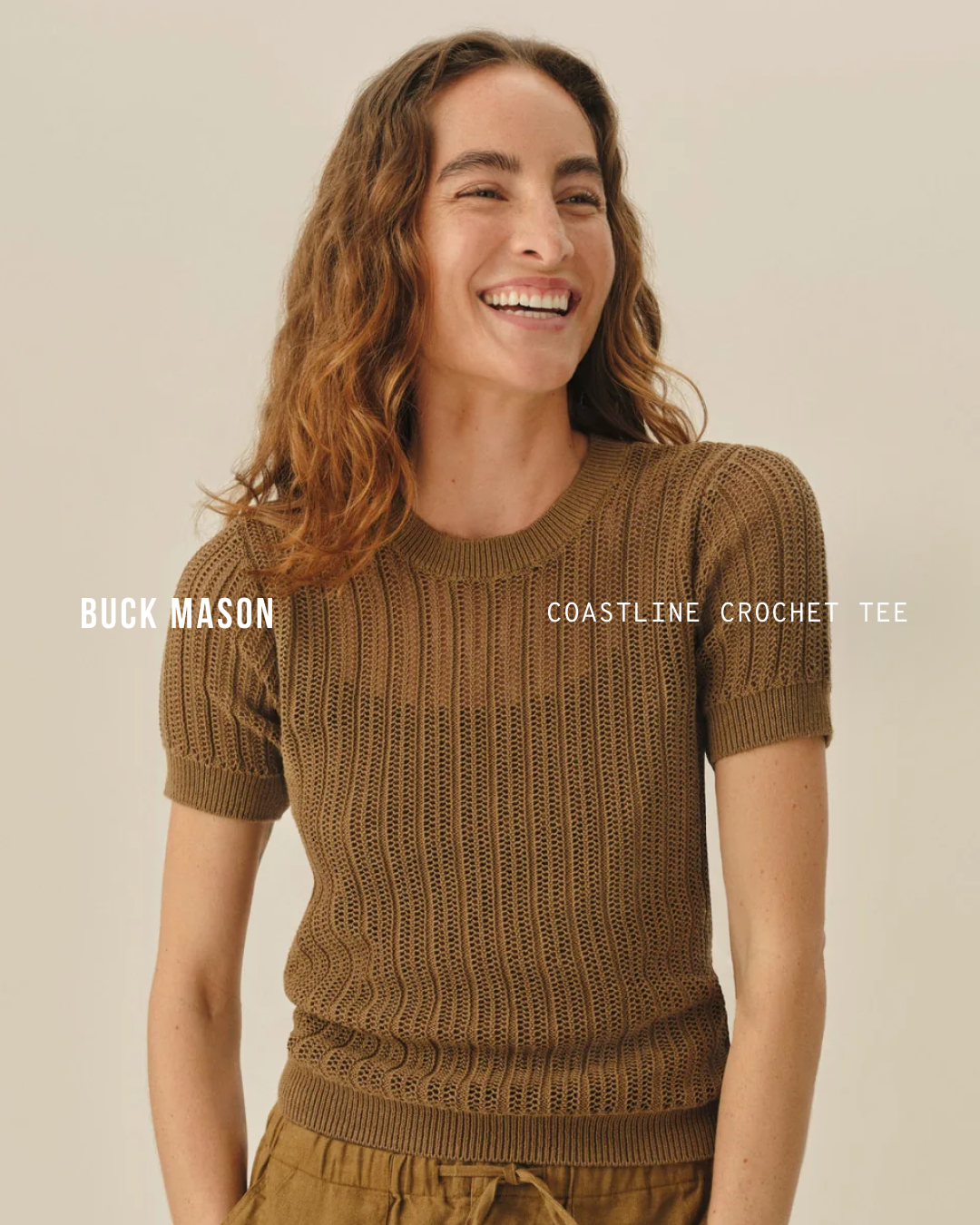 Buck Mason Women's Facebook ad