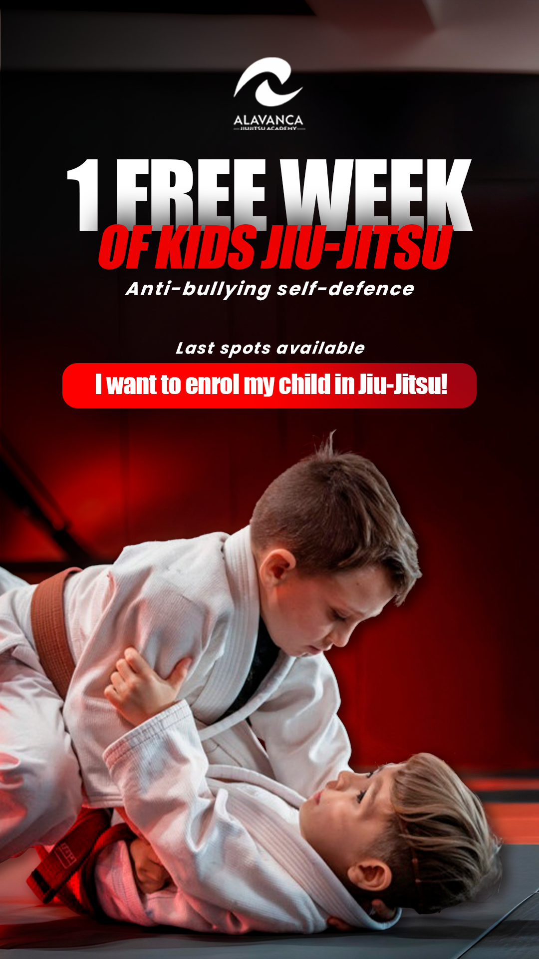 Alavanca JiuJitsu Academy Facebook ad from Apr 14, 2026