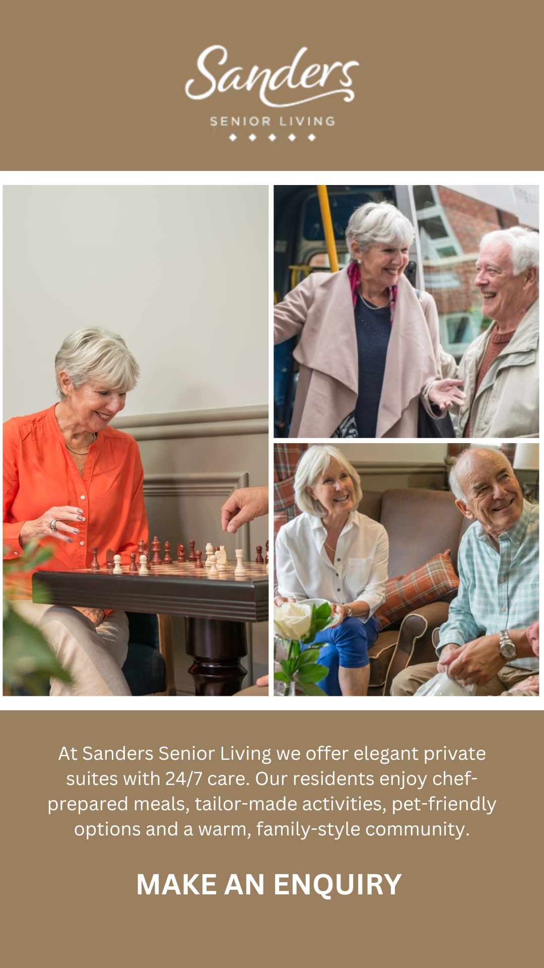 Sanders Senior Living Facebook ad