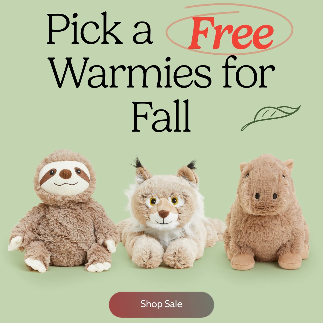 Warmies USA Facebook ad: Your Coziest Fall Deal