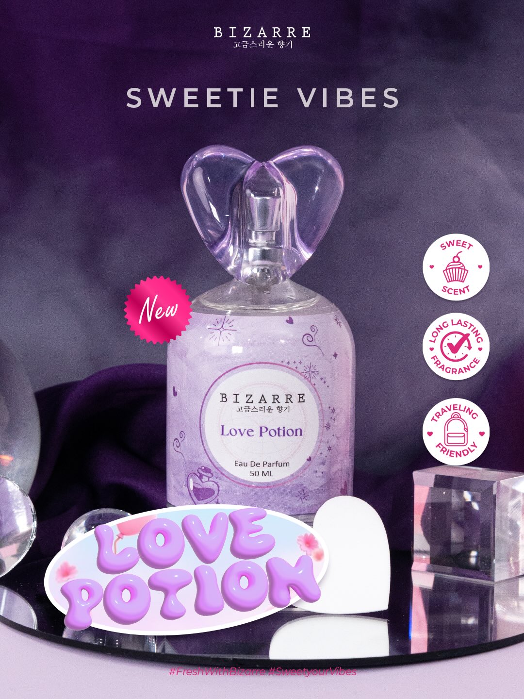 Bizarreperfume Facebook ad: Present to you, Bizarre Sweetie Vibes