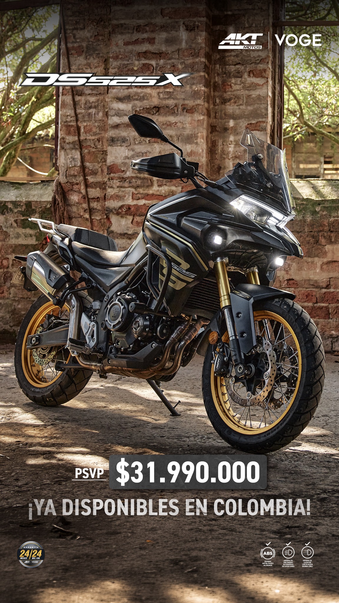 AKT Motos Facebook ad from May 6, 2026