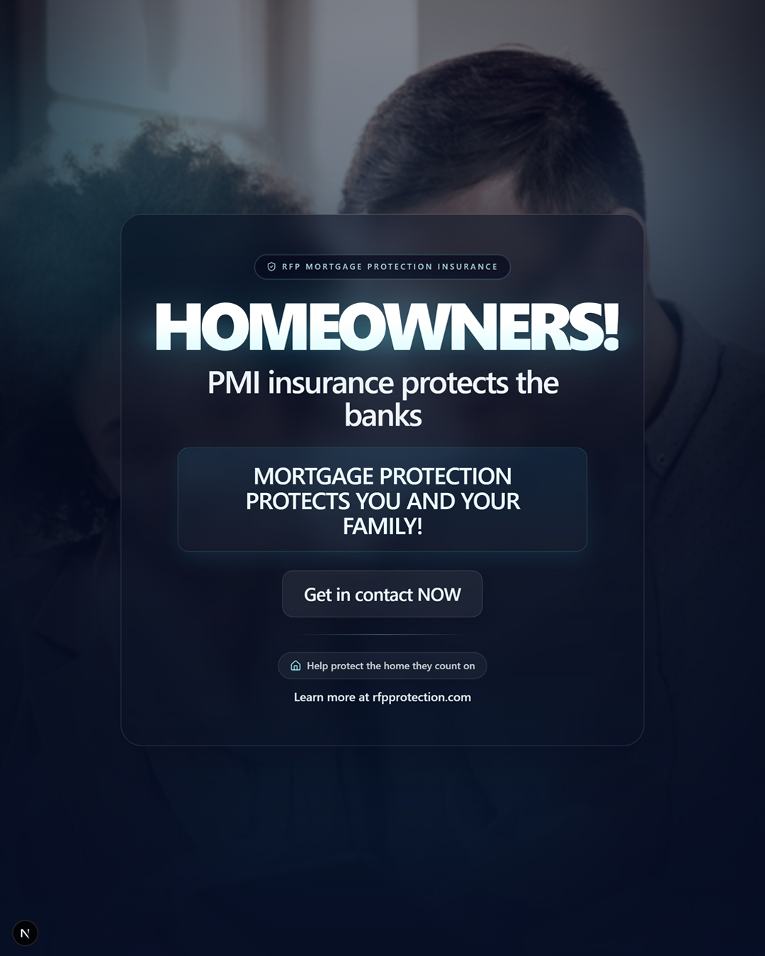 RFP Mortgage Protection Insurance Facebook ad: Protect More Than the Banks