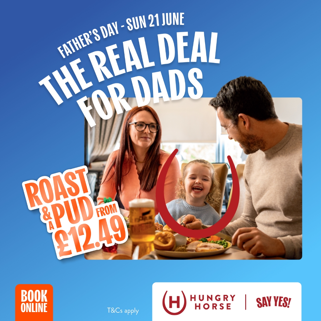 Hungry Horse Facebook ad from May 5, 2026